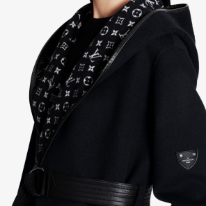 Louis Vuitton Hooded Wrap Coat